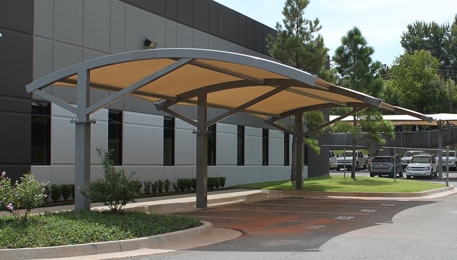 Tube Cantilever Arch Shade